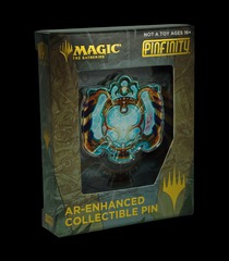 Pinfinity AR-enhanced collectible Ajani pin MTG Aetherdrift